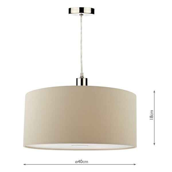 Ronda 40cm Ecru Easyfit Shade Only